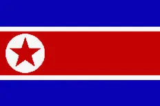 Flagge Nordkorea