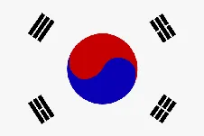 Nationalflagge Südkorea